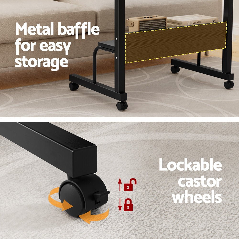 Laptop Desk Portable Sit Stand Desks Height Adjustable Workstation 80CM - Electronics > Computer Accessories > Laptop Stands - Rivercity House & Home Co. (ABN 18 642 972 209) - Affordable Modern Furniture Australia