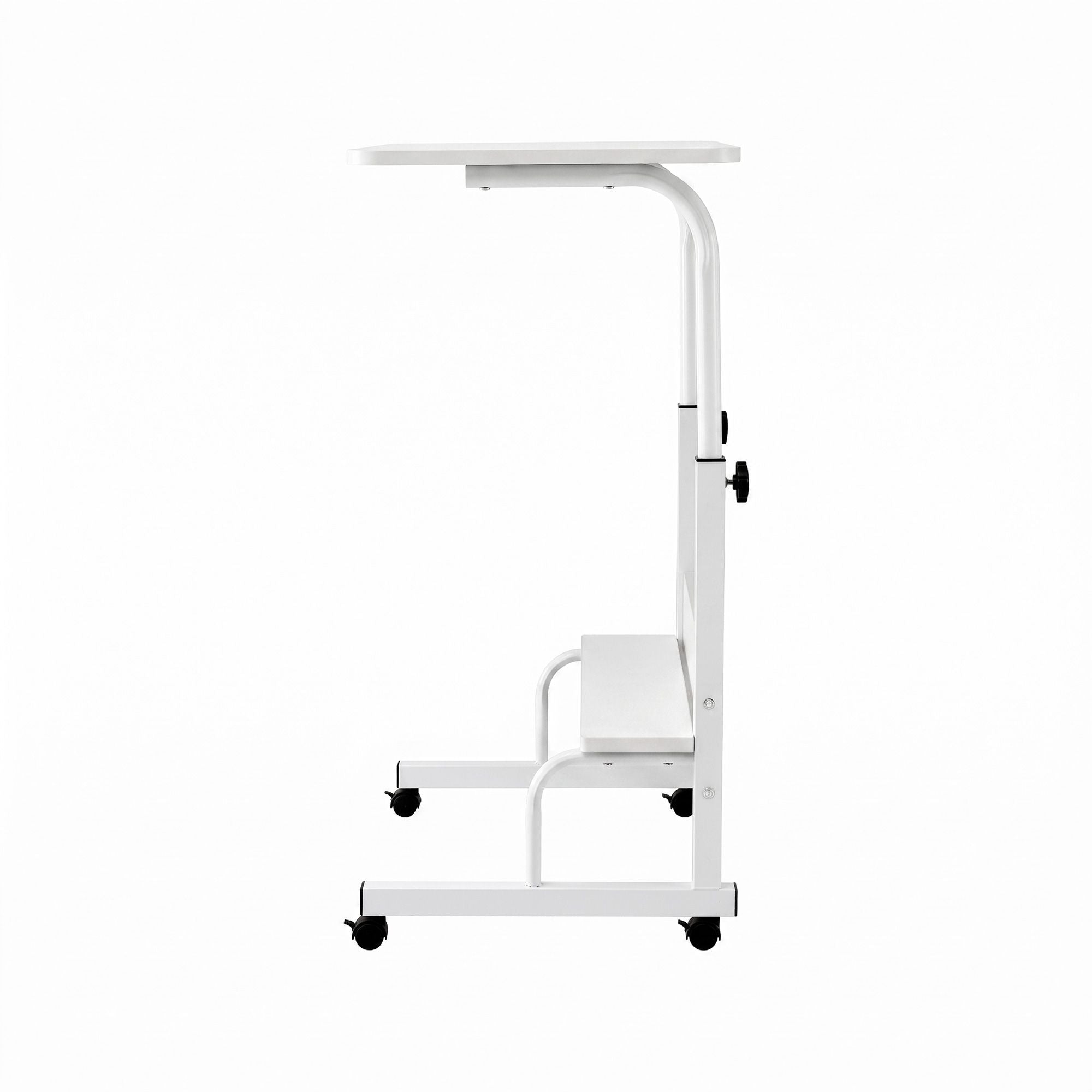 Laptop Desk Portable Sit Stand Desks Height Adjustable Workstation 80CM White - Furniture > Office > Desks - Rivercity House & Home Co. (ABN 18 642 972 209) - Affordable Modern Furniture Australia