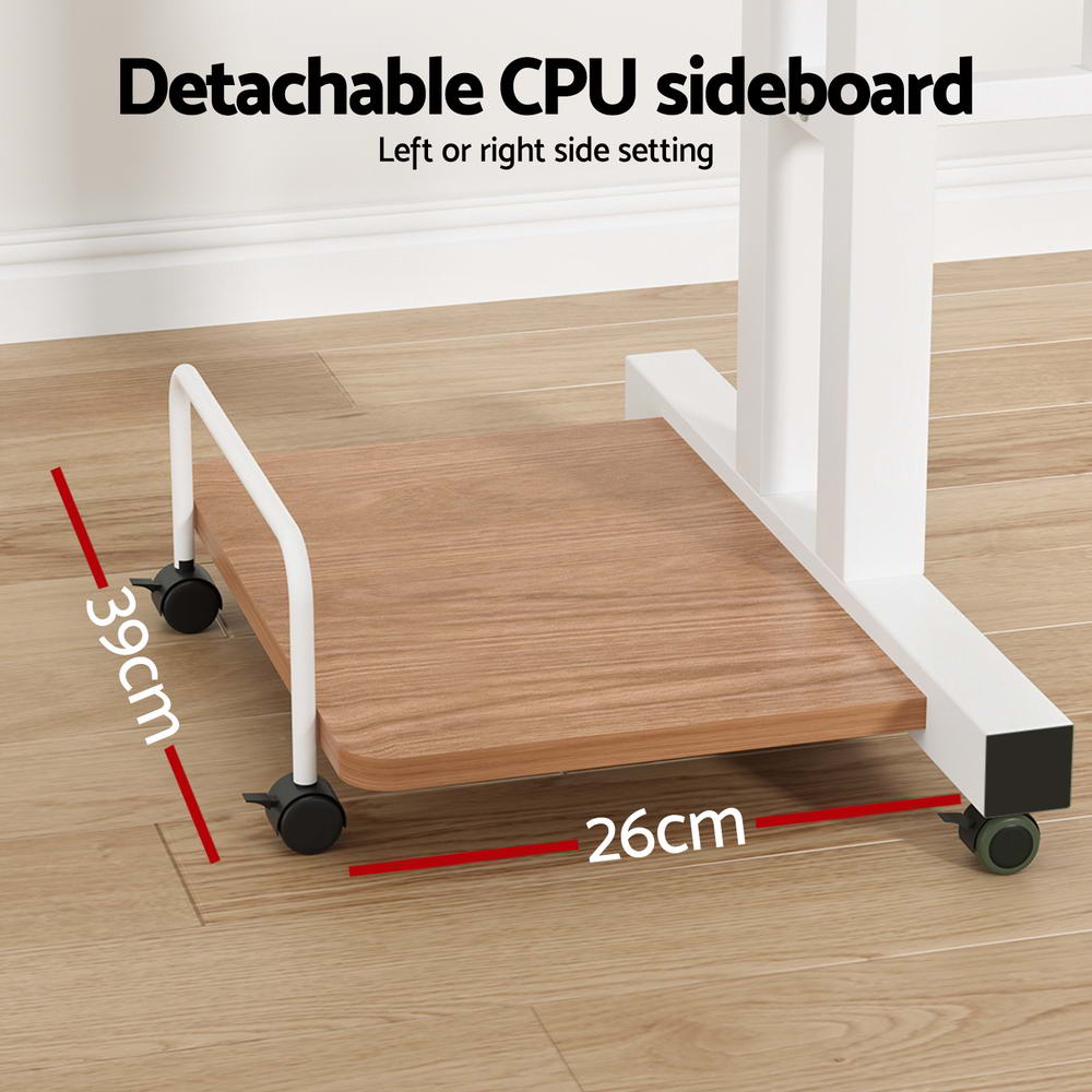 Laptop Desk Table Adjustable Light Wood 80CM - Furniture > Office > Desks - Rivercity House & Home Co. (ABN 18 642 972 209) - Affordable Modern Furniture Australia
