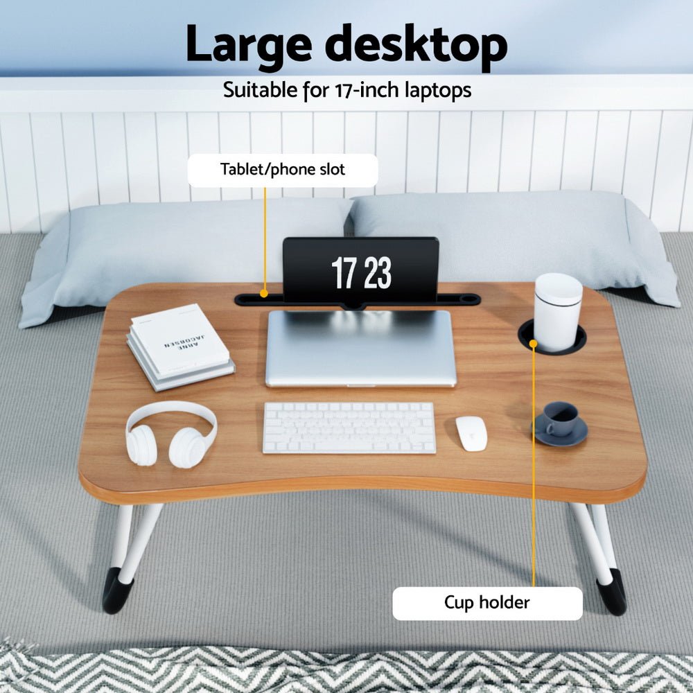 Laptop Desk Table Foldable Stand Lap Tray Sofa Bed Portable Adjustable Desks - Electronics > Computer Accessories > Laptop Stands - Rivercity House & Home Co. (ABN 18 642 972 209) - Affordable Modern Furniture Australia