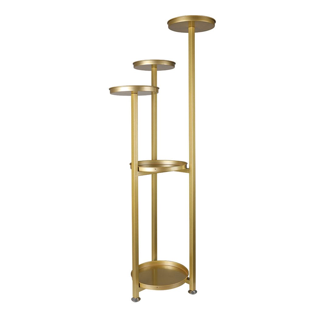Large 5 Tier Indoor Outdoor Plant Stand for Flowers - Gold - Rivercity House & Home Co. (ABN 18 642 972 209) - Affordable Modern Furniture Australia