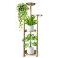 Large 5 Tier Indoor Outdoor Plant Stand for Flowers - Gold