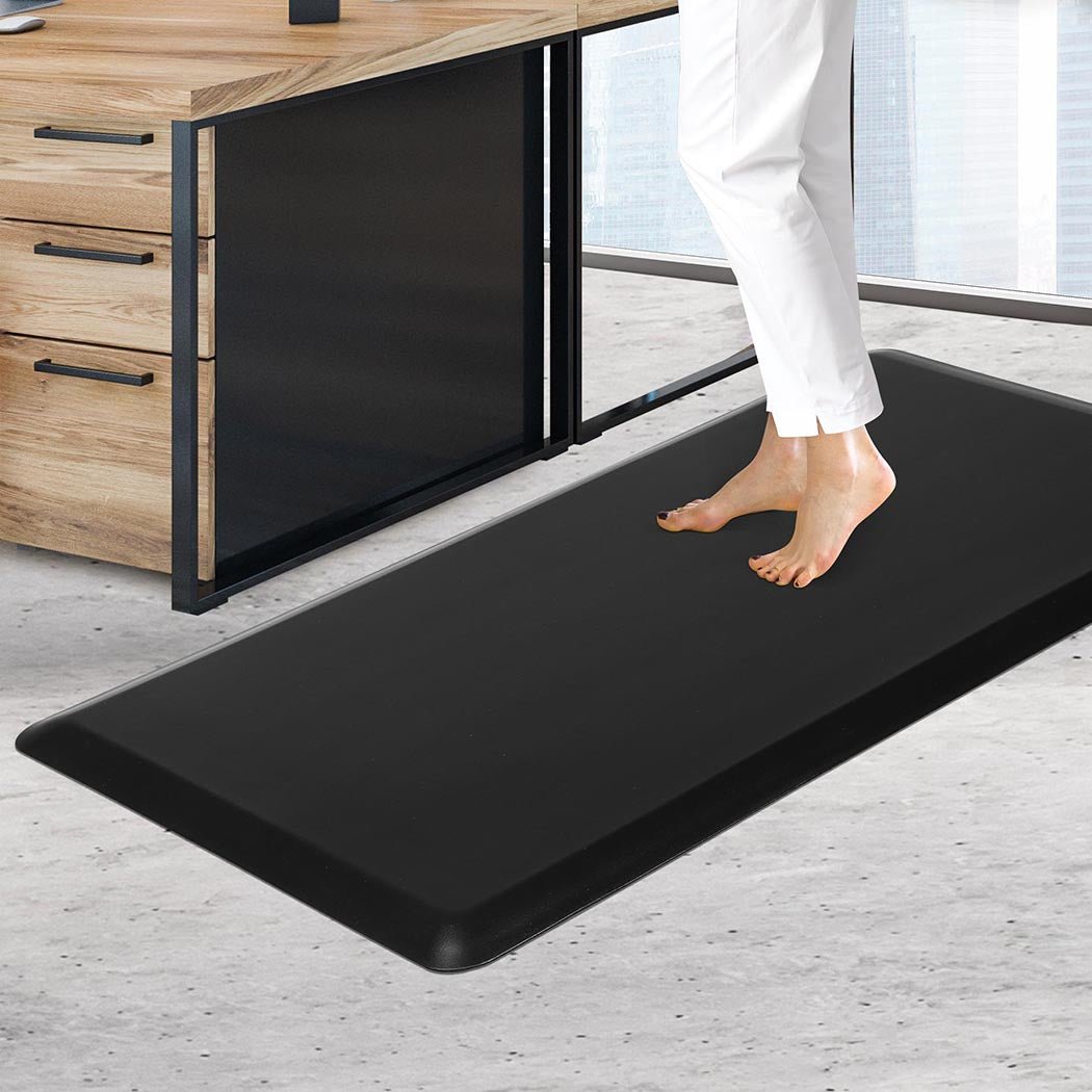Large Anti Fatigue Standing Desk Mat 51x99cm - Black - Rivercity House & Home Co. (ABN 18 642 972 209) - Affordable Modern Furniture Australia
