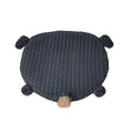 Large Calming Pet Bed with Squeaky Toys - Charcoal