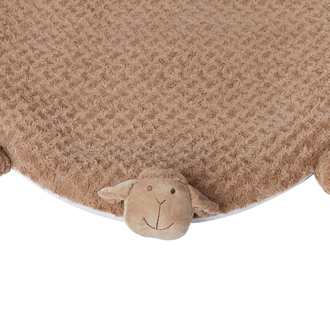 Large Calming Pet Bed with Squeaky Toys - Tan - Rivercity House & Home Co. (ABN 18 642 972 209) - Affordable Modern Furniture Australia