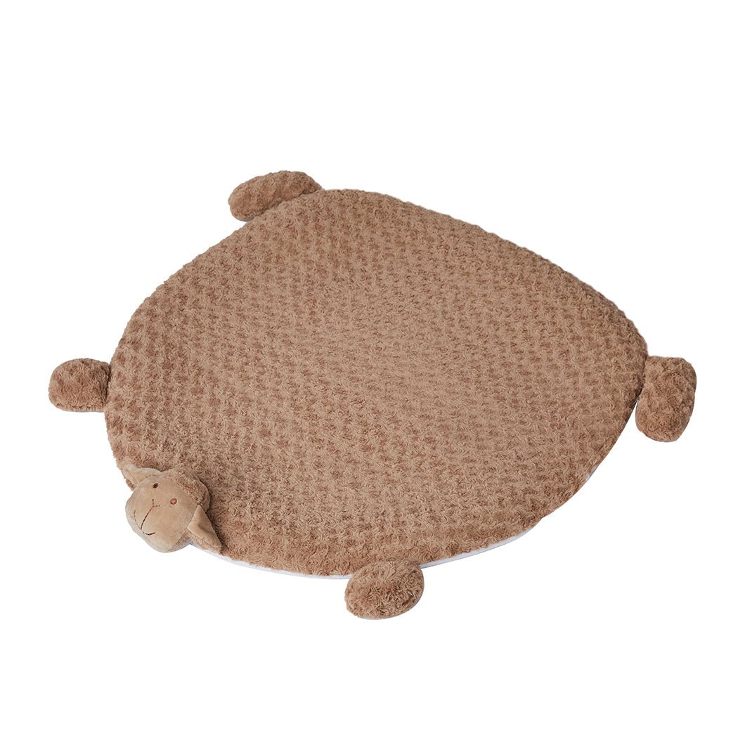 Large Calming Pet Bed with Squeaky Toys - Tan - Rivercity House & Home Co. (ABN 18 642 972 209) - Affordable Modern Furniture Australia