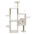 Large Cat Tree Tower with Scratcher Condo House 172cm - Beige
