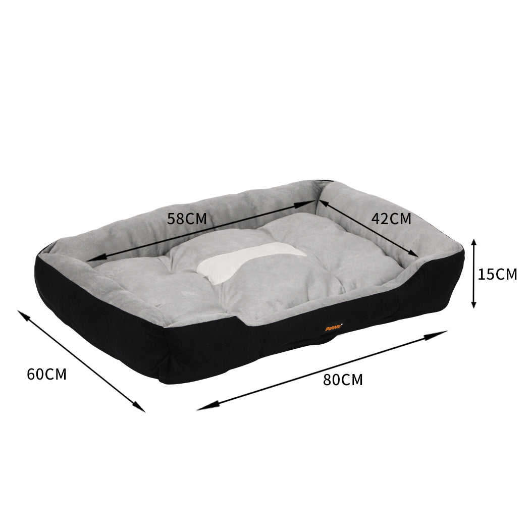Large Dog Bed Mattress Pet Bedding - Black - Rivercity House & Home Co. (ABN 18 642 972 209) - Affordable Modern Furniture Australia