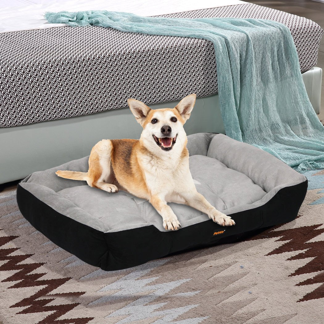 Large Dog Bed Mattress Pet Bedding - Black - Rivercity House & Home Co. (ABN 18 642 972 209) - Affordable Modern Furniture Australia