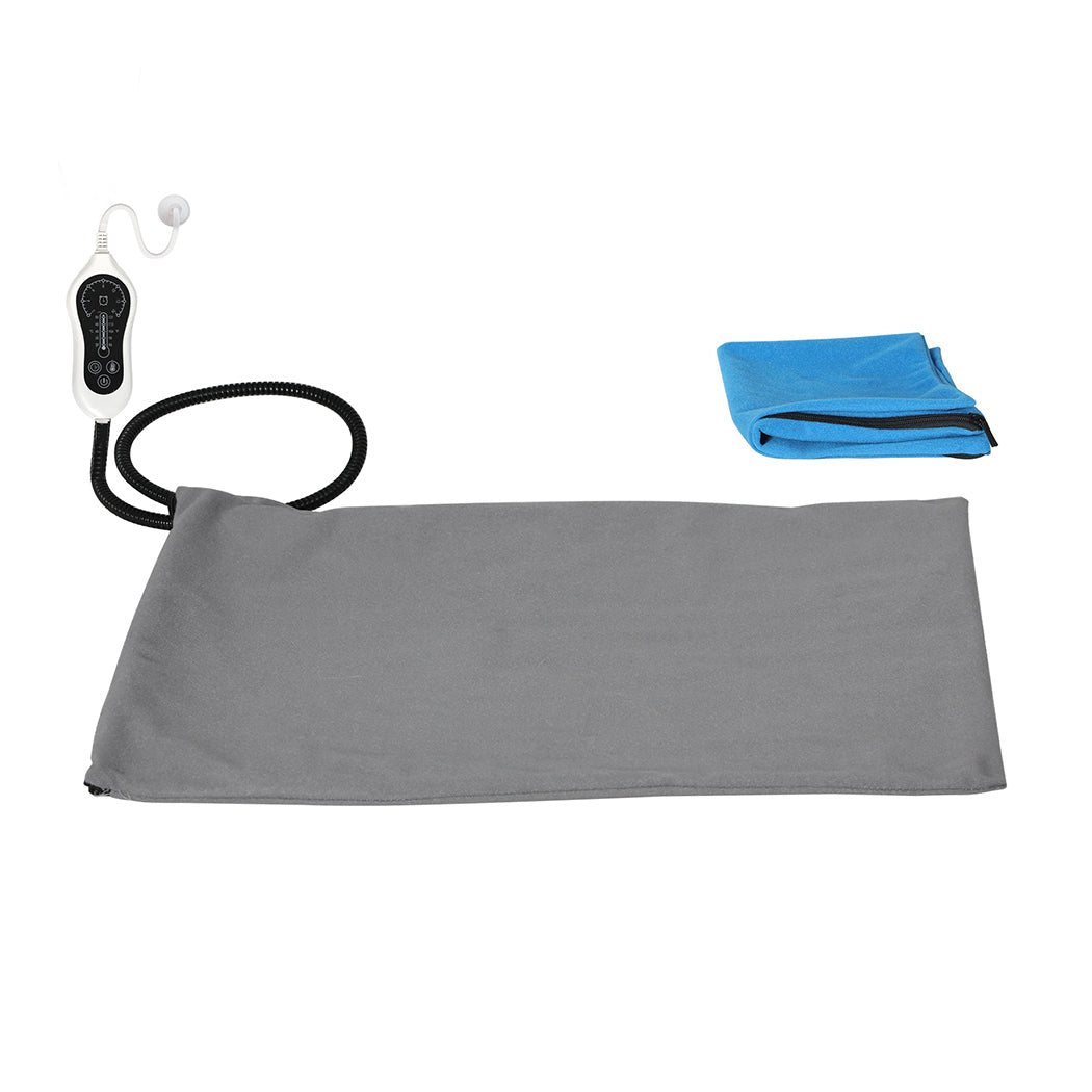 Large Electric Heated Dog Bed Pad - Blue, Grey - Rivercity House & Home Co. (ABN 18 642 972 209) - Affordable Modern Furniture Australia