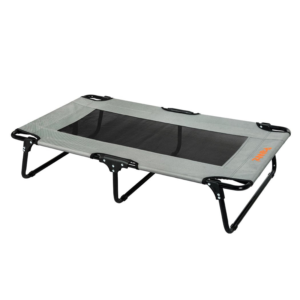 Large Foldable Elevated Dog Bed Trampoline - Grey - Rivercity House & Home Co. (ABN 18 642 972 209) - Affordable Modern Furniture Australia
