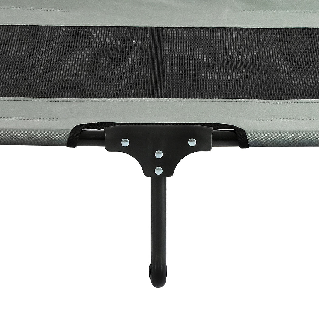 Large Foldable Elevated Dog Bed Trampoline - Grey - Rivercity House & Home Co. (ABN 18 642 972 209) - Affordable Modern Furniture Australia