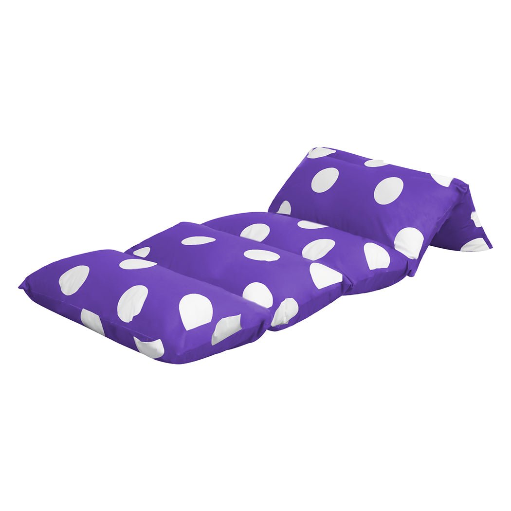 Large Foldable Kids Mattress Pillow - Purple - Rivercity House & Home Co. (ABN 18 642 972 209) - Affordable Modern Furniture Australia