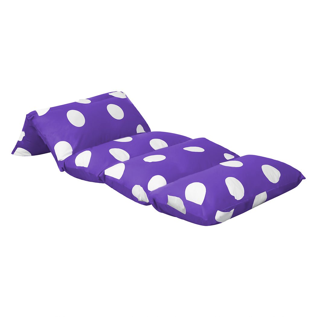 Large Foldable Kids Mattress Pillow - Purple - Rivercity House & Home Co. (ABN 18 642 972 209) - Affordable Modern Furniture Australia
