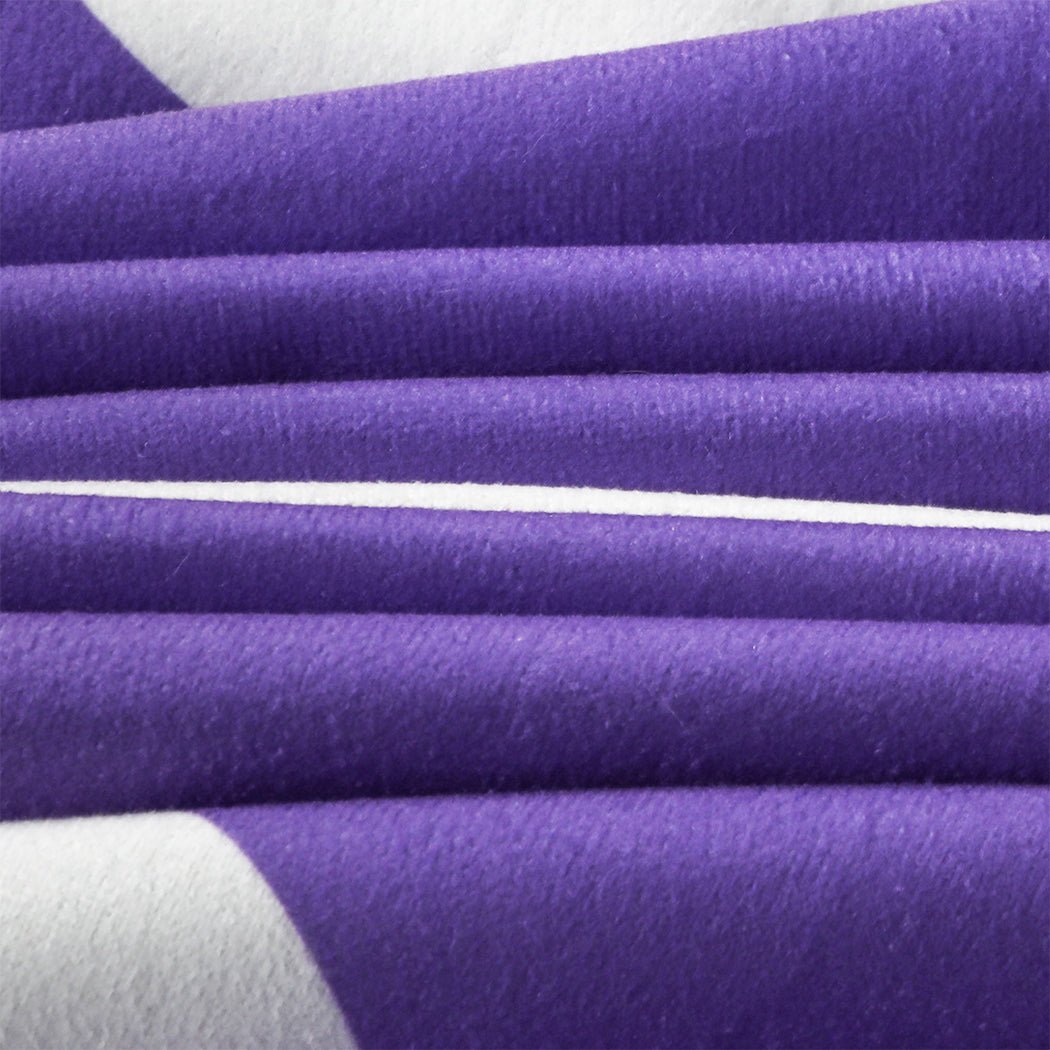 Large Foldable Kids Mattress Pillow - Purple - Rivercity House & Home Co. (ABN 18 642 972 209) - Affordable Modern Furniture Australia