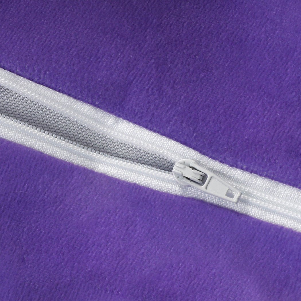 Large Foldable Kids Mattress Pillow - Purple - Rivercity House & Home Co. (ABN 18 642 972 209) - Affordable Modern Furniture Australia