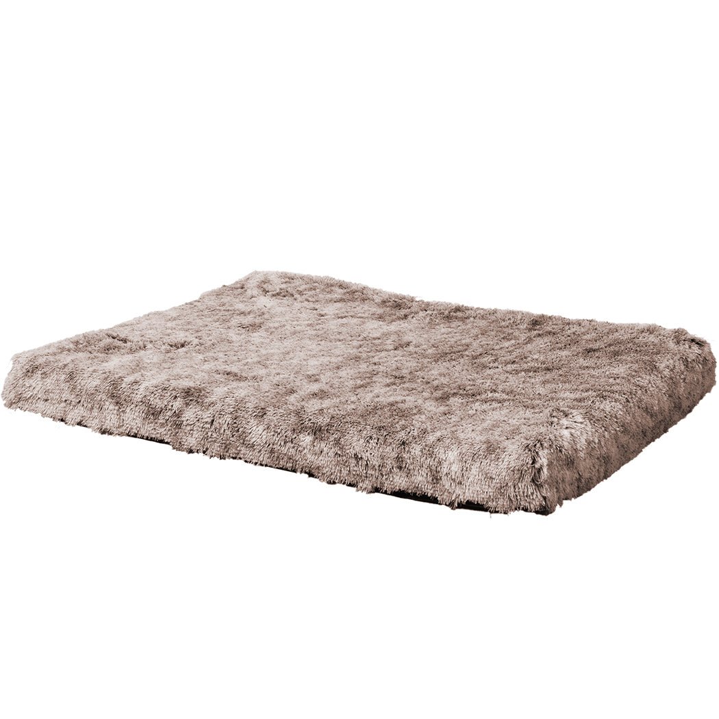 Large Memory Foam Dog Calming Bed Mat - Coffee - Rivercity House & Home Co. (ABN 18 642 972 209) - Affordable Modern Furniture Australia