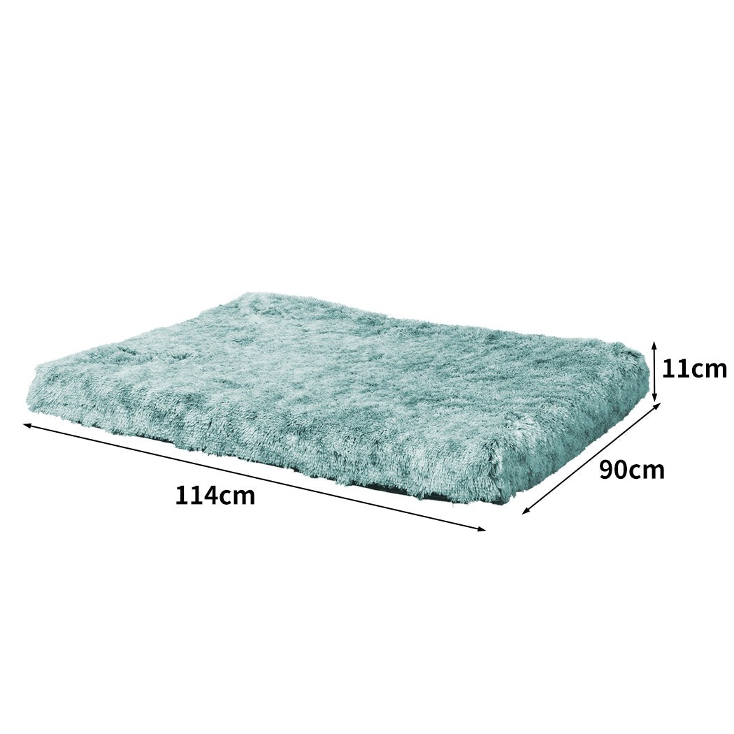 Large Memory Foam Dog Calming Mat Bed - Green - Rivercity House & Home Co. (ABN 18 642 972 209) - Affordable Modern Furniture Australia