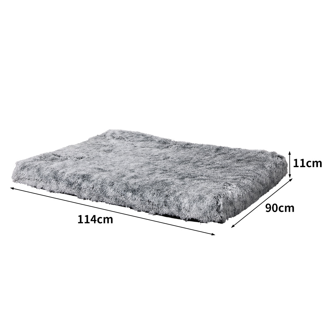 Large Memory Foam Dog Mat Replacement Cover - Charcoal - Rivercity House & Home Co. (ABN 18 642 972 209) - Affordable Modern Furniture Australia