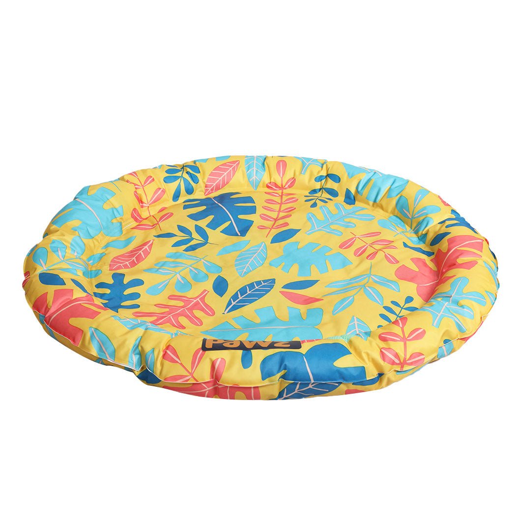 Large Pet Cooling Gel Mat with Bolster for Cats and Dogs - PVC - Rivercity House & Home Co. (ABN 18 642 972 209) - Affordable Modern Furniture Australia