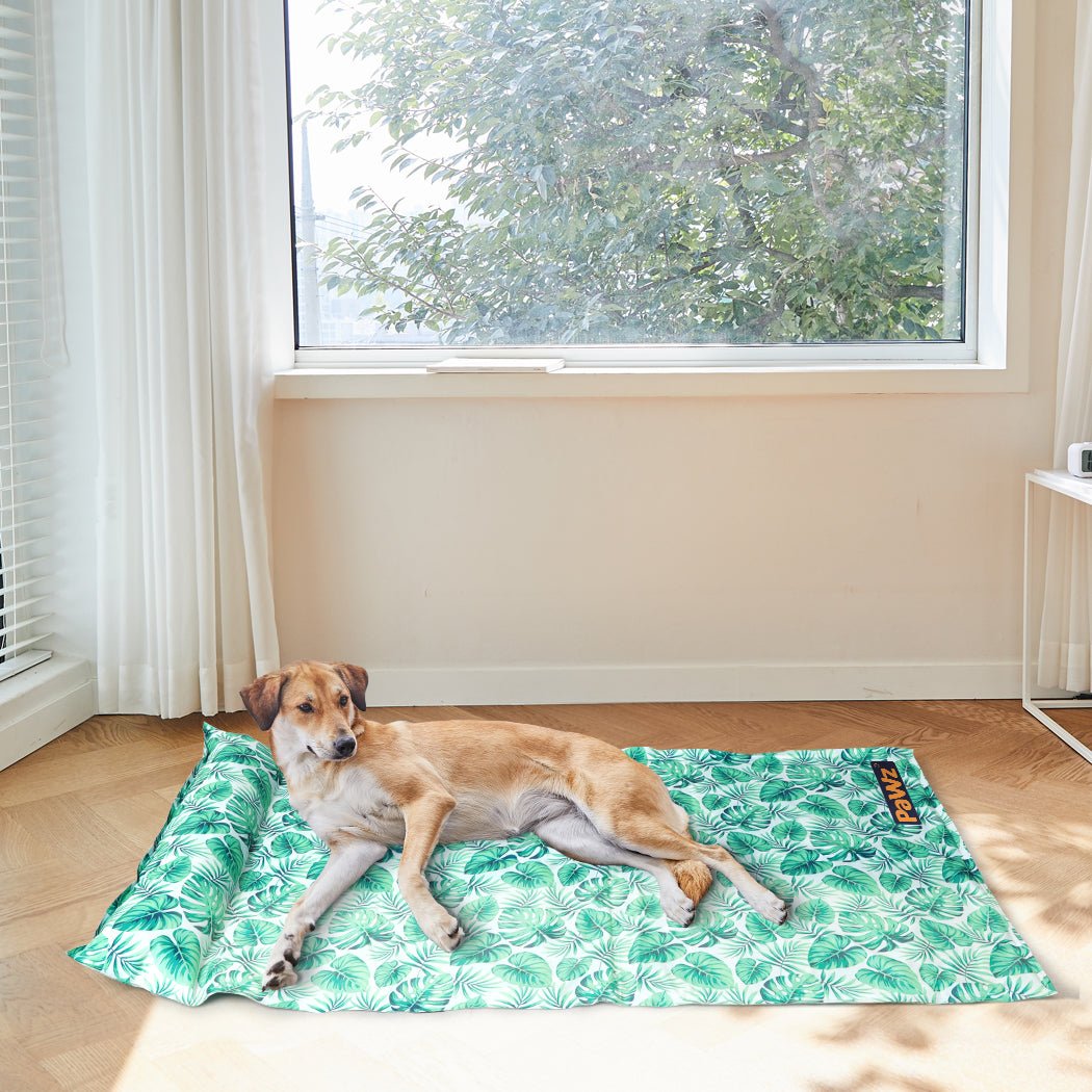 Large Pet Cooling Mat with Gel Pillow for Cats and Dogs - Blue - Rivercity House & Home Co. (ABN 18 642 972 209) - Affordable Modern Furniture Australia