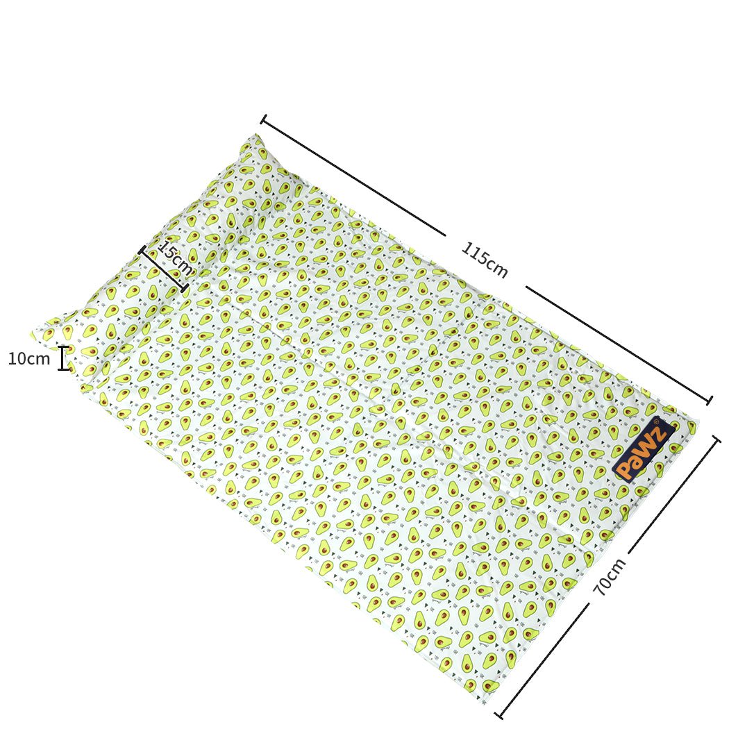 Large Pet Cooling Mat with Gel Pillow for Cats and Dogs - Blue - Rivercity House & Home Co. (ABN 18 642 972 209) - Affordable Modern Furniture Australia