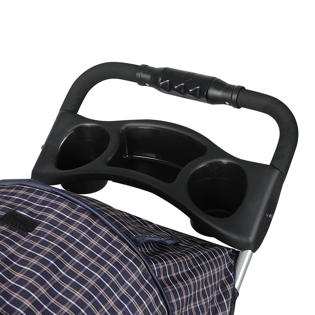 Large Pet Stroller Dog and Cat Carrier - Plaid - Rivercity House & Home Co. (ABN 18 642 972 209) - Affordable Modern Furniture Australia