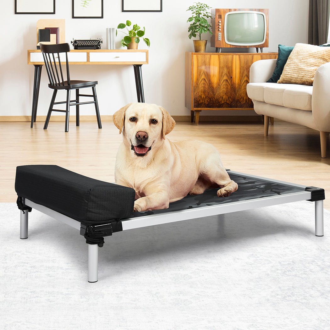 Large Pet Trampoline with Aluminium Frame - Camouflage - Rivercity House & Home Co. (ABN 18 642 972 209) - Affordable Modern Furniture Australia