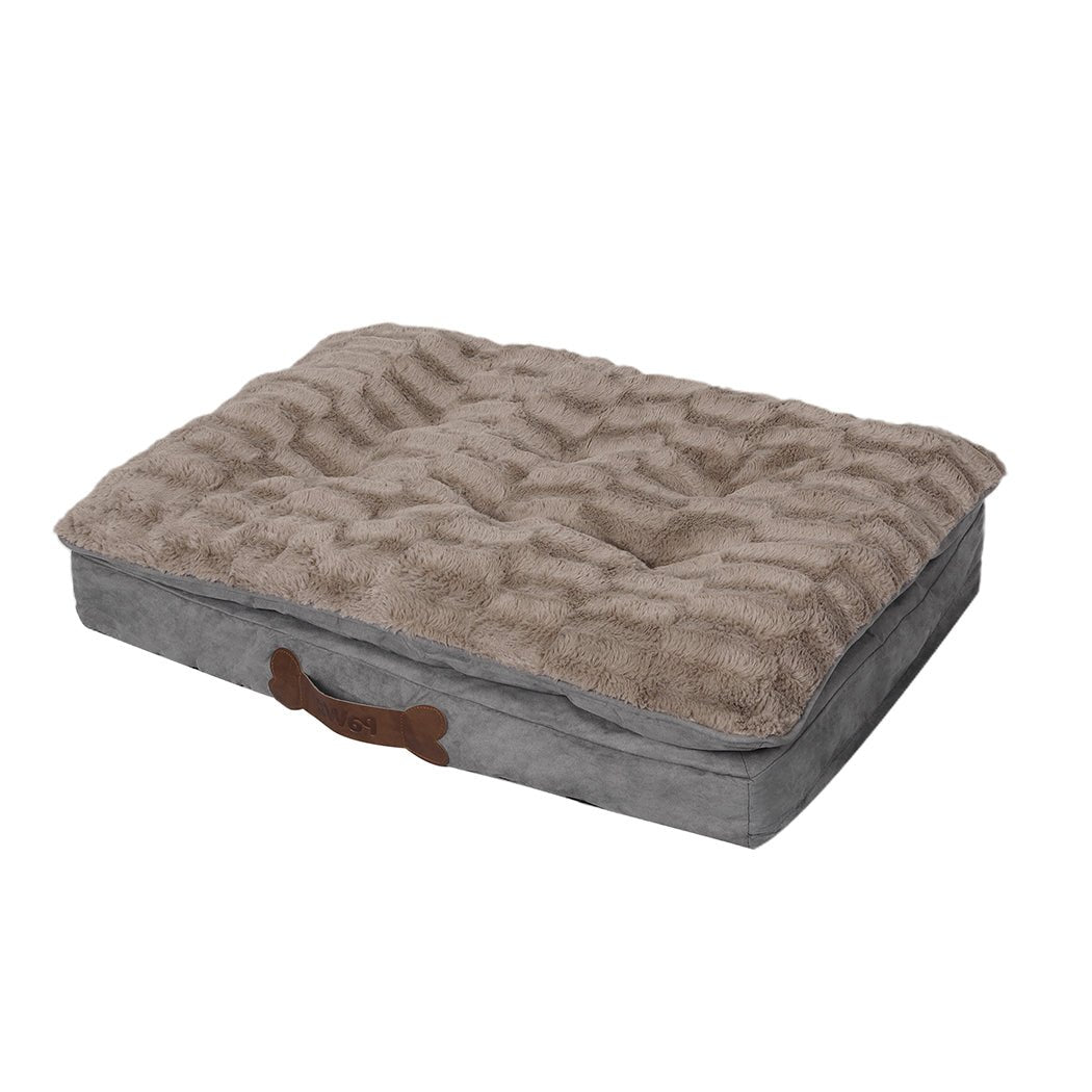 Large Removable Dog Calming Bed - Khaki - Rivercity House & Home Co. (ABN 18 642 972 209) - Affordable Modern Furniture Australia
