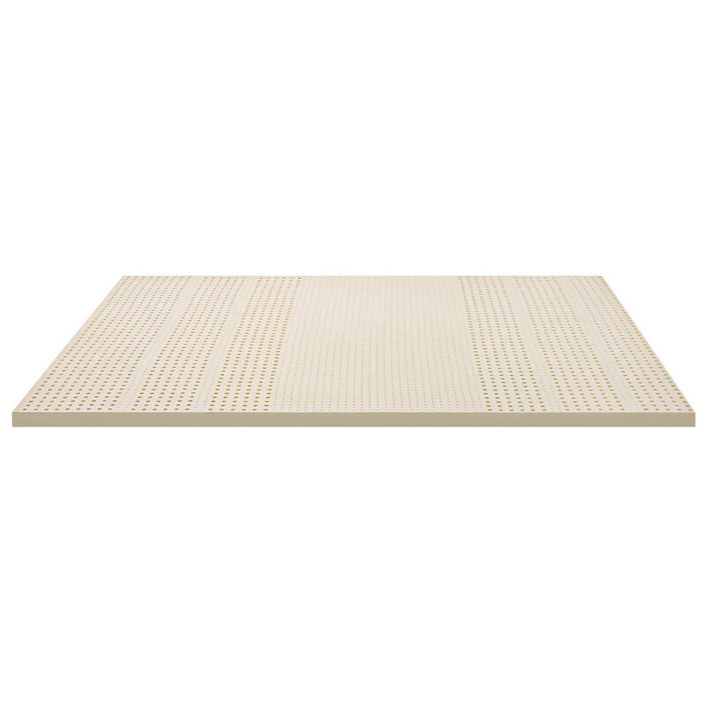 Latex Mattress Topper 5cm King - Natural - Furniture > Mattresses > Mattress Toppers - Rivercity House & Home Co. (ABN 18 642 972 209) - Affordable Modern Furniture Australia