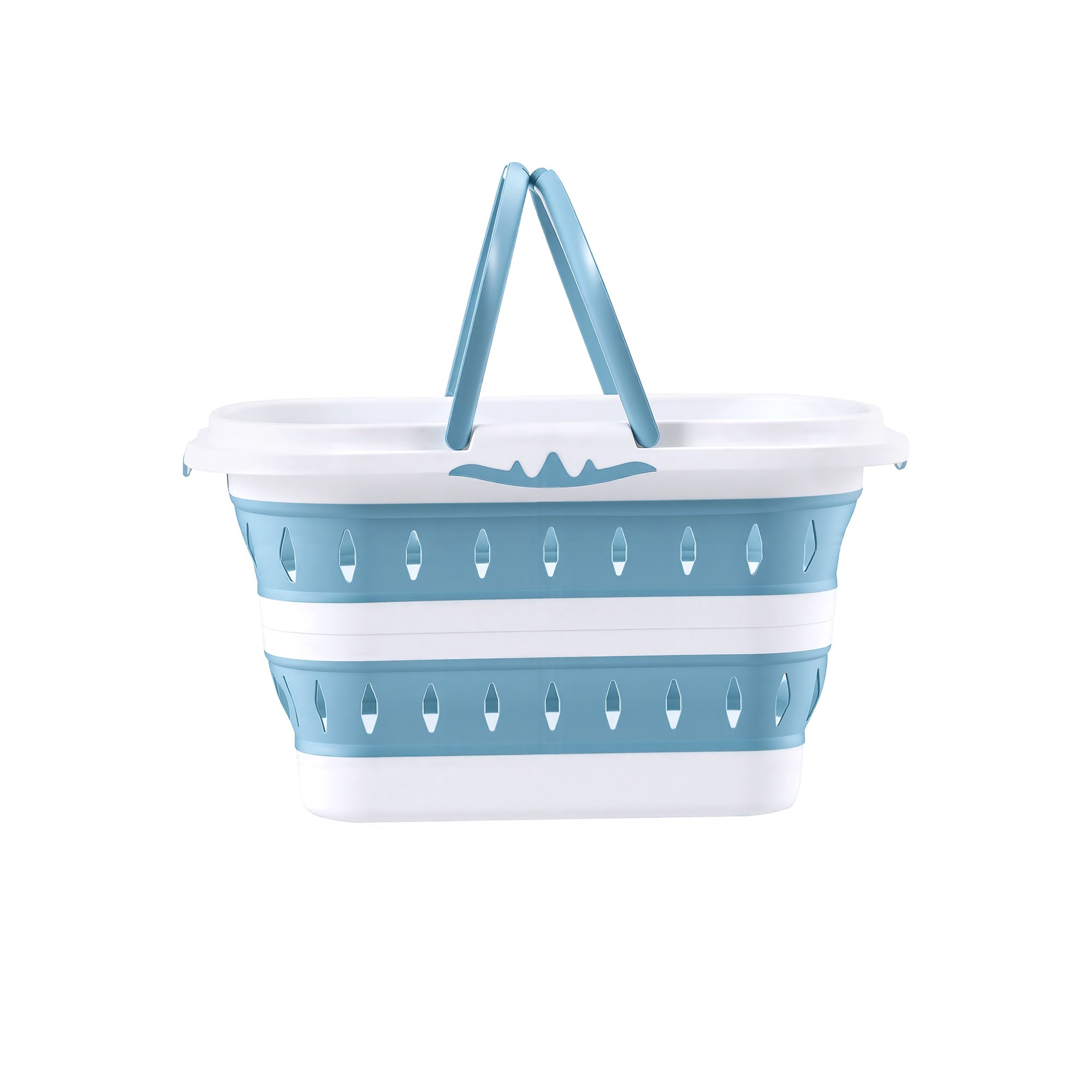 Laundry Basket Hamper Large Foldable Washing Clothes Storage Organiser Blue - Home & Garden > Laundry & Cleaning > Laundry Baskets - Rivercity House & Home Co. (ABN 18 642 972 209) - Affordable Modern Furniture Australia