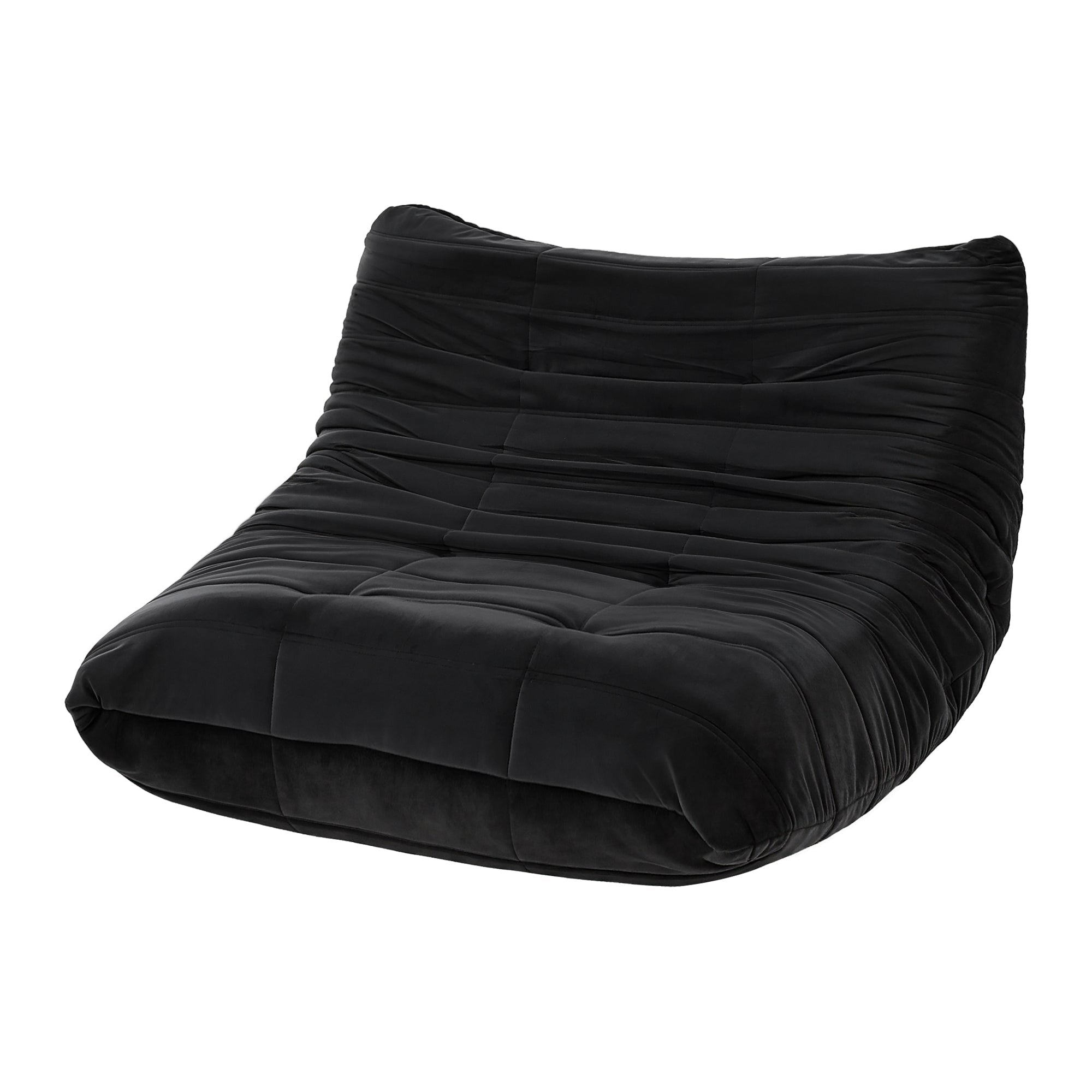 Lazy Sofa 2 Seaters Accent Caterpillar Chair Floor Couch Armless Lounge - Furniture > Sofas > Sofas & Sofa Beds - Rivercity House & Home Co. (ABN 18 642 972 209) - Affordable Modern Furniture Australia