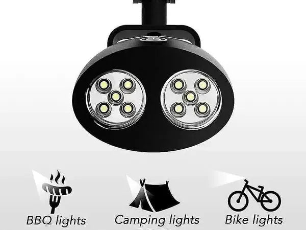 LED BBQ Grill Light with Touch Control and 360° Adjustable Clamp - Black - Home & Garden > BBQ > BBQs & Accessories - Rivercity House & Home Co. (ABN 18 642 972 209) - Affordable Modern Furniture Australia