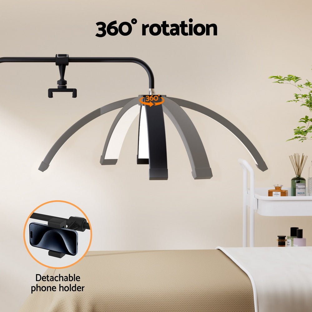 LED Beauty Light Half Moon Lamp Makeup Tattoo Eyelash Extensions Salon - Health & Beauty > Makeup > Makeup Mirrors - Rivercity House & Home Co. (ABN 18 642 972 209) - Affordable Modern Furniture Australia