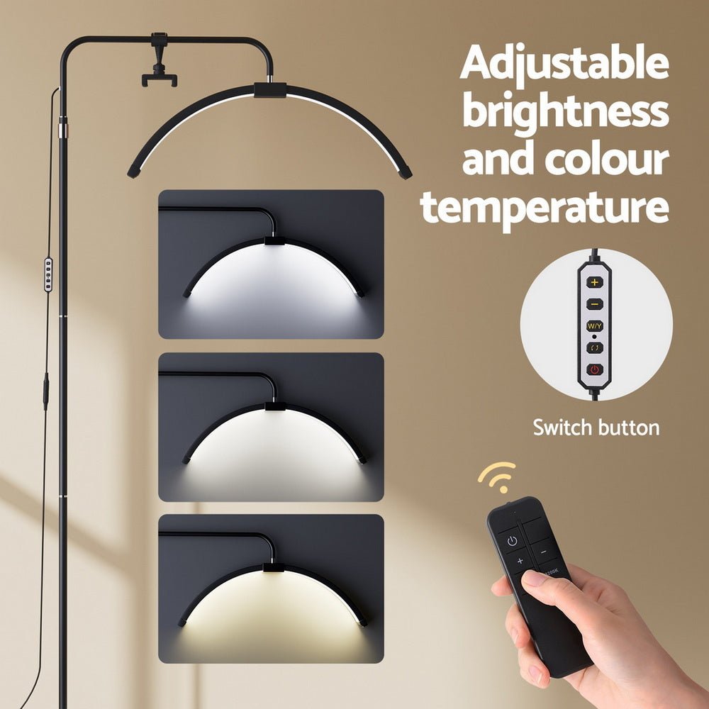 LED Beauty Light Half Moon Lamp Makeup Tattoo Eyelash Extensions Salon - Health & Beauty > Makeup > Makeup Mirrors - Rivercity House & Home Co. (ABN 18 642 972 209) - Affordable Modern Furniture Australia