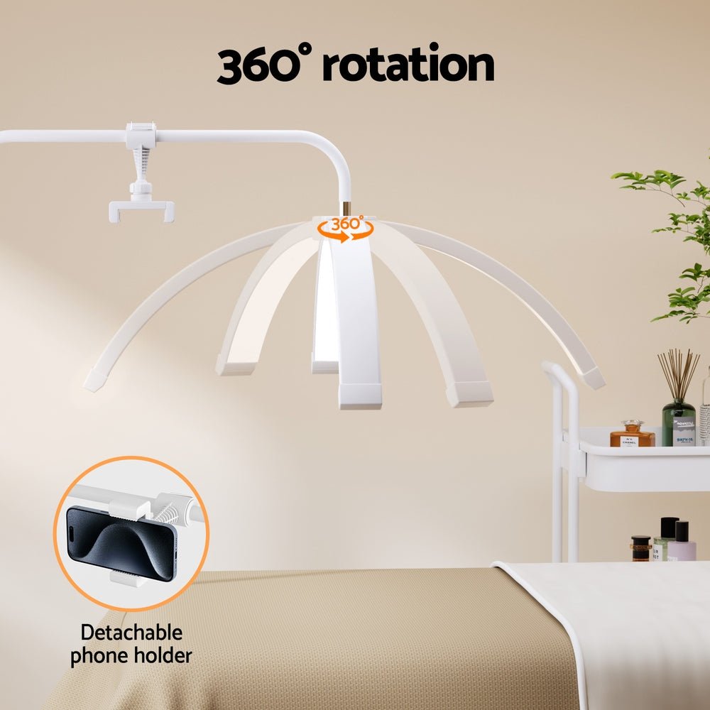 LED Beauty Light Half Moon Lamp Makeup Tattoo Eyelash Extensions Salon - Health & Beauty > Makeup Mirrors - Rivercity House & Home Co. (ABN 18 642 972 209) - Affordable Modern Furniture Australia