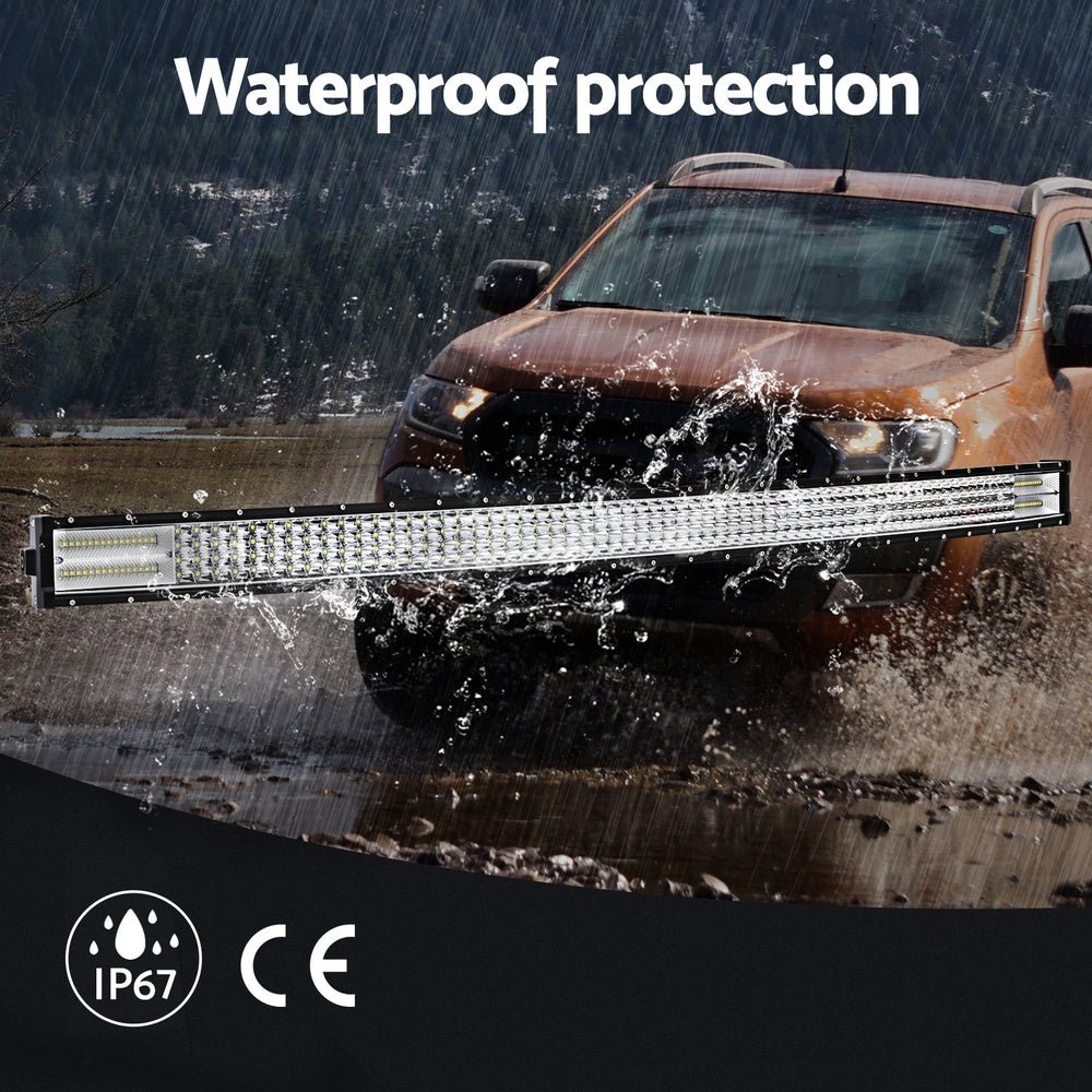 LED Driving Light 50 Inch Flood Spot Light Bar Driving Lamp Offroad Truck - Auto Accessories > Lights - Rivercity House & Home Co. (ABN 18 642 972 209) - Affordable Modern Furniture Australia