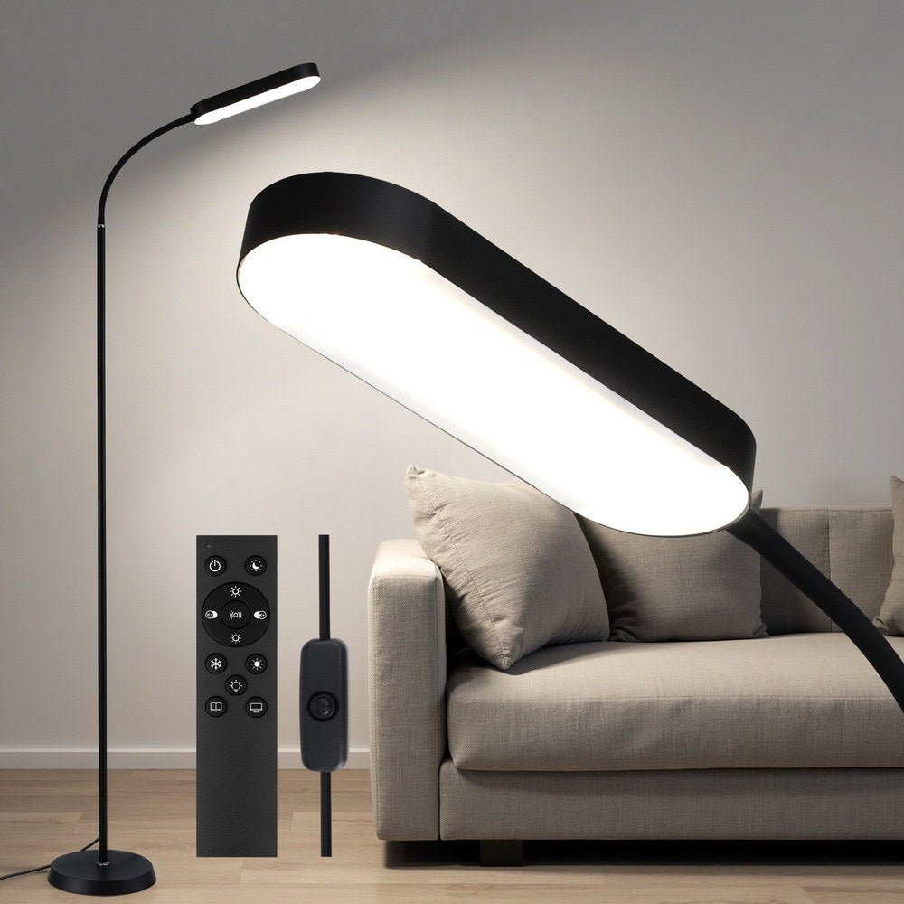 LED Floor Lamp with Remote Control & 4 Color Temperature Reading Living Room Bedroom Office - Home & Garden > Lighting > Floor Lamps - Rivercity House & Home Co. (ABN 18 642 972 209) - Affordable Modern Furniture Australia