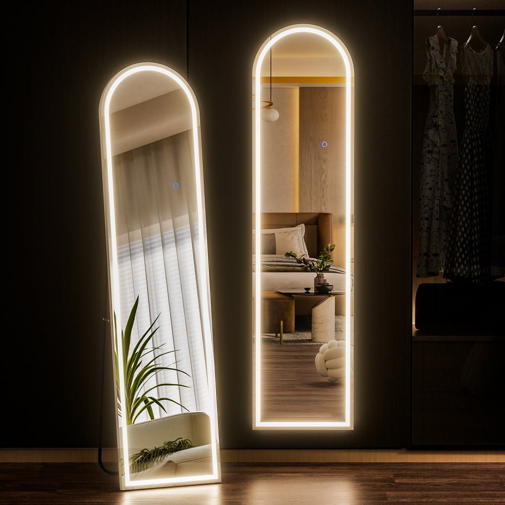 LED Full Length Mirror Floor Dressing Mirror 160cm - Home & Garden > Decor > Mirrors - Rivercity House & Home Co. (ABN 18 642 972 209) - Affordable Modern Furniture Australia