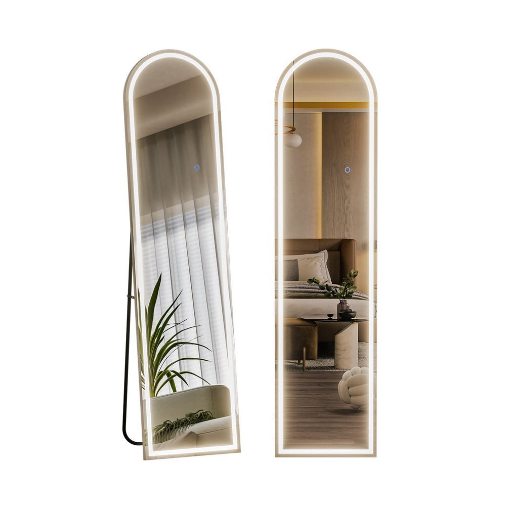 LED Full Length Mirror Floor Dressing Mirror 160cm - Home & Garden > Decor > Mirrors - Rivercity House & Home Co. (ABN 18 642 972 209) - Affordable Modern Furniture Australia