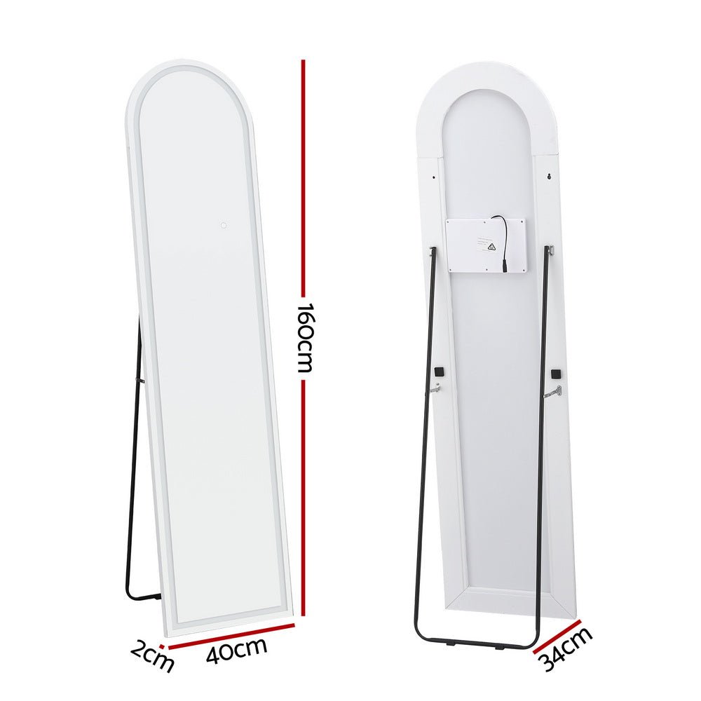 LED Full Length Mirror Floor Dressing Mirror 160cm - Home & Garden > Decor > Mirrors - Rivercity House & Home Co. (ABN 18 642 972 209) - Affordable Modern Furniture Australia