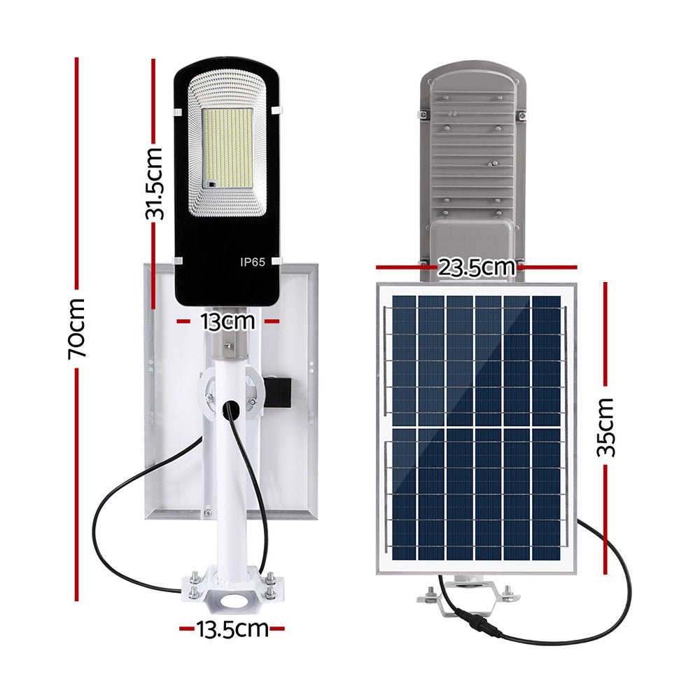 Leier 386 LED Solar Street Light Flood Motion Sensor Remote - Home & Garden > Garden Lights - Rivercity House & Home Co. (ABN 18 642 972 209) - Affordable Modern Furniture Australia
