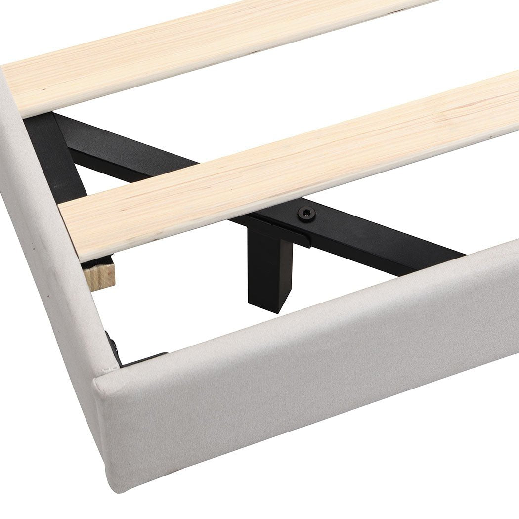Levanta Queen Floating LED Bed Frame – White - Rivercity House & Home Co. (ABN 18 642 972 209) - Affordable Modern Furniture Australia