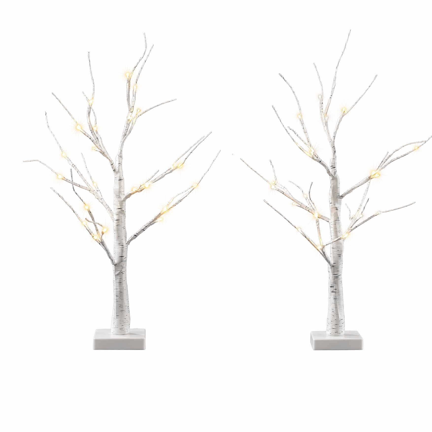 Lighted Branch Tree Christmas Decorations Warm White Christmas Lights 2 Pack 60cm - Occasions > Christmas > Christmas Trees - Rivercity House & Home Co. (ABN 18 642 972 209) - Affordable Modern Furniture Australia