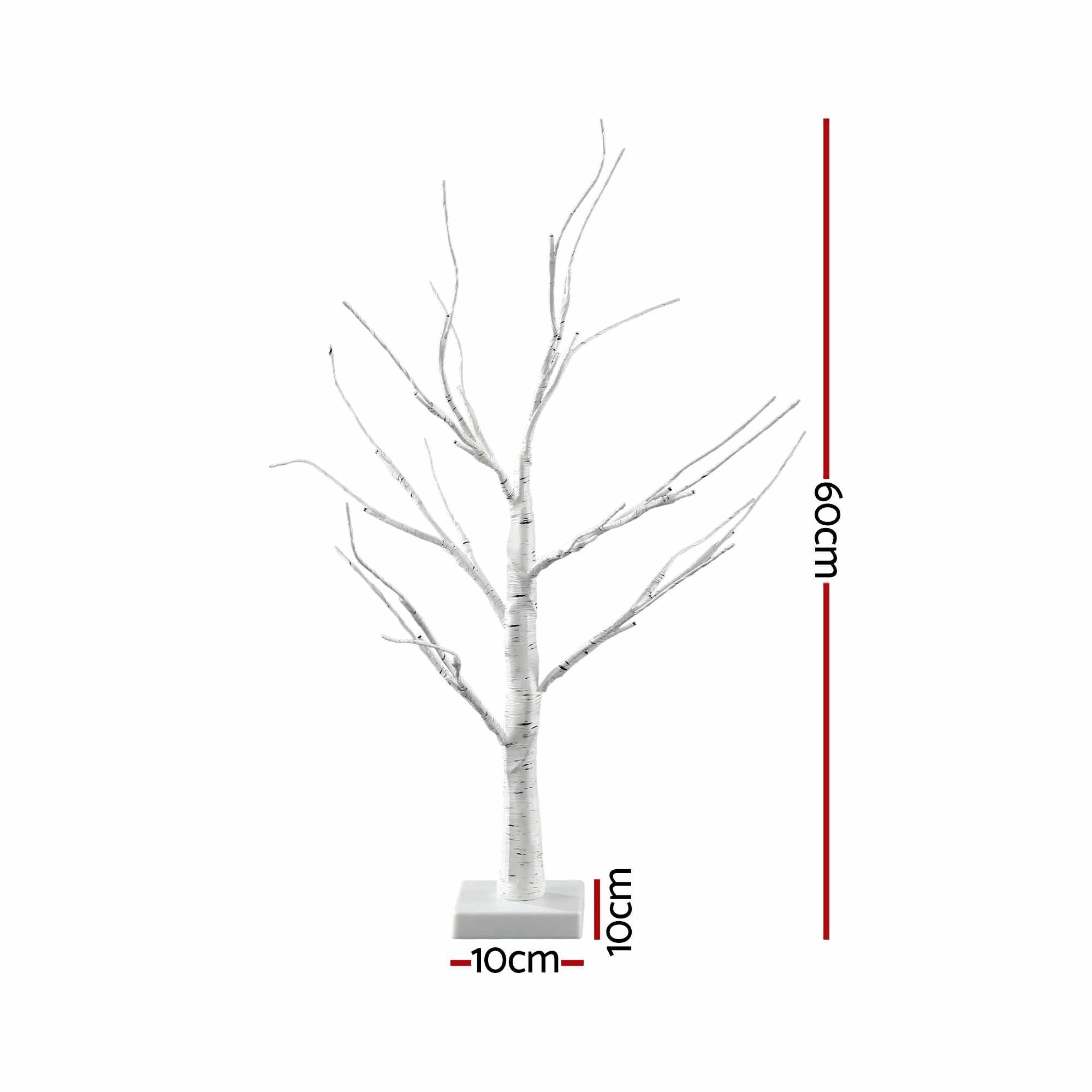 Lighted Branch Tree Christmas Decorations Warm White Christmas Lights 2 Pack 60cm - Occasions > Christmas > Christmas Trees - Rivercity House & Home Co. (ABN 18 642 972 209) - Affordable Modern Furniture Australia