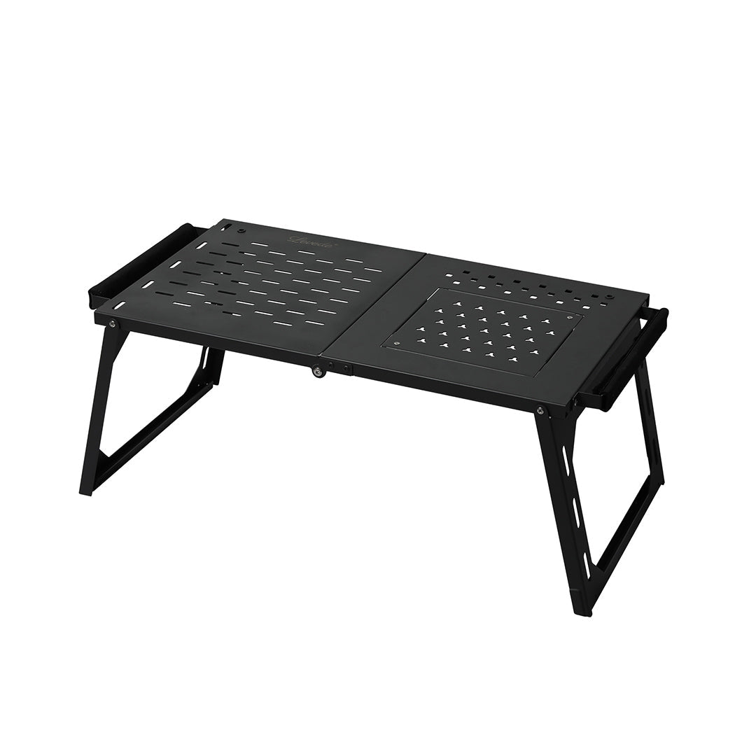Lightweight Multi - Functional Small BBQ Grill Table - Black - Rivercity House & Home Co. (ABN 18 642 972 209) - Affordable Modern Furniture Australia