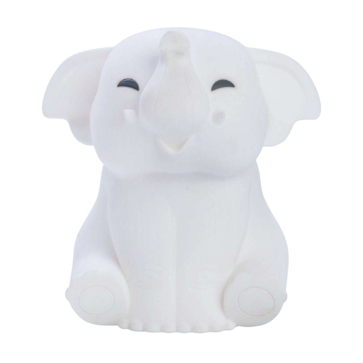 Lil' Dreamers Elephant Soft Touch LED Light - White - Rivercity House & Home Co. (ABN 18 642 972 209) - Affordable Modern Furniture Australia