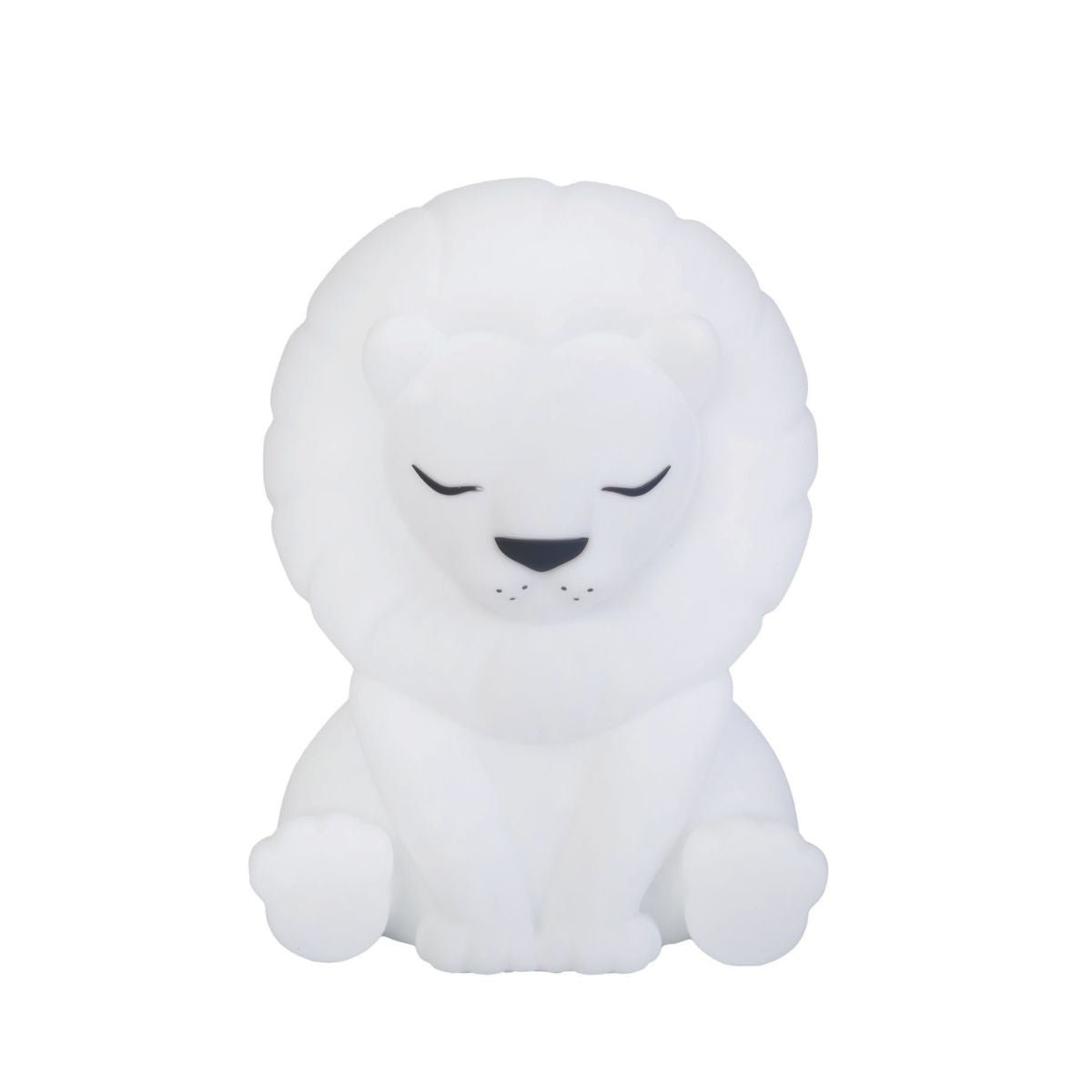 Lil' Dreamers Lion Soft Touch LED Light - White - Rivercity House & Home Co. (ABN 18 642 972 209) - Affordable Modern Furniture Australia
