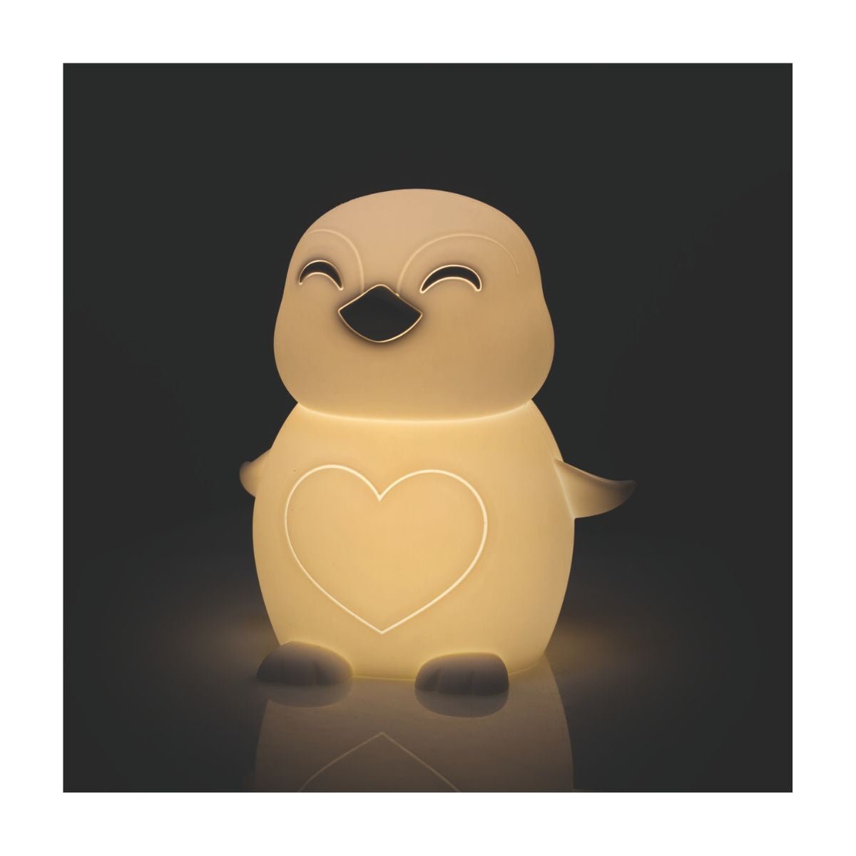 Lil' Dreamers Penguin Soft Touch LED Light - White - Rivercity House & Home Co. (ABN 18 642 972 209) - Affordable Modern Furniture Australia
