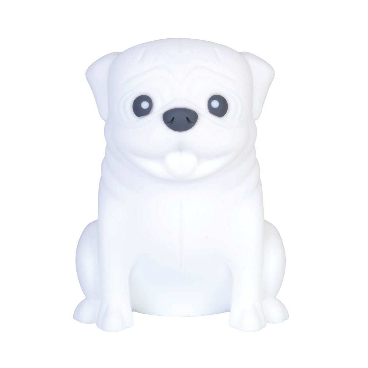 Lil' Dreamers Pug Soft Touch LED Light - White - Rivercity House & Home Co. (ABN 18 642 972 209) - Affordable Modern Furniture Australia